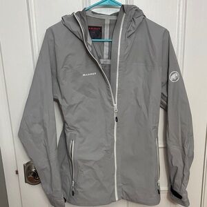 Mammut Light Gray Rain Jacket